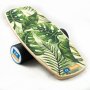 Balance Board EX-BOARD Green, Wooden balanceboard with roller Wobble Board for Skateboard
