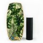 Balance Board EX-BOARD Green, Wooden balanceboard with roller Wobble Board for Skateboard